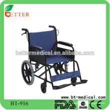 Silla de ruedas durable de aluminio de peso ligero